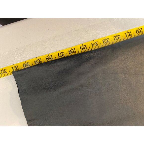 Jacqueline Ferrar Genuine Black Leather Pants Size 6 Black Polyester Lining Sz 6 - Picture 7 of 9